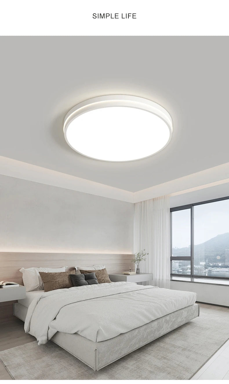 CHYMUIO LIGHT Ultra-thin LED Ceiling Light Living Room Decoration Large Bedroom Lamp Modern Home Kitchen Dining Room Chandelier