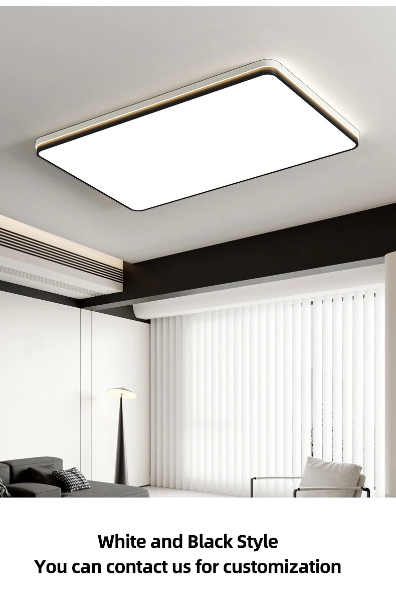 CHYMUIO LIGHT Ultra-thin LED Ceiling Light Living Room Decoration Large Bedroom Lamp Modern Home Kitchen Dining Room Chandelier
