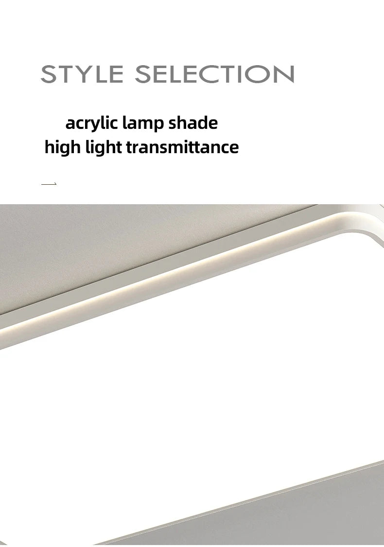 CHYMUIO LIGHT Ultra-thin LED Ceiling Light Living Room Decoration Large Bedroom Lamp Modern Home Kitchen Dining Room Chandelier
