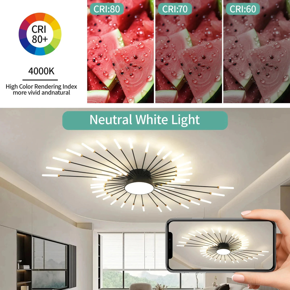 Creative Flower Shapes LED Ceiling Lamp Modern Living Room Decor Fixture Home Children's Light Bedroom Dining Room Chandelier