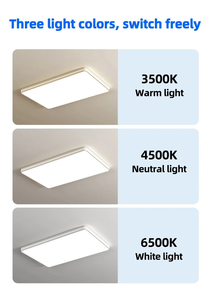 CHYMUIO LIGHT Ultra-thin LED Ceiling Light Living Room Decoration Large Bedroom Lamp Modern Home Kitchen Dining Room Chandelier