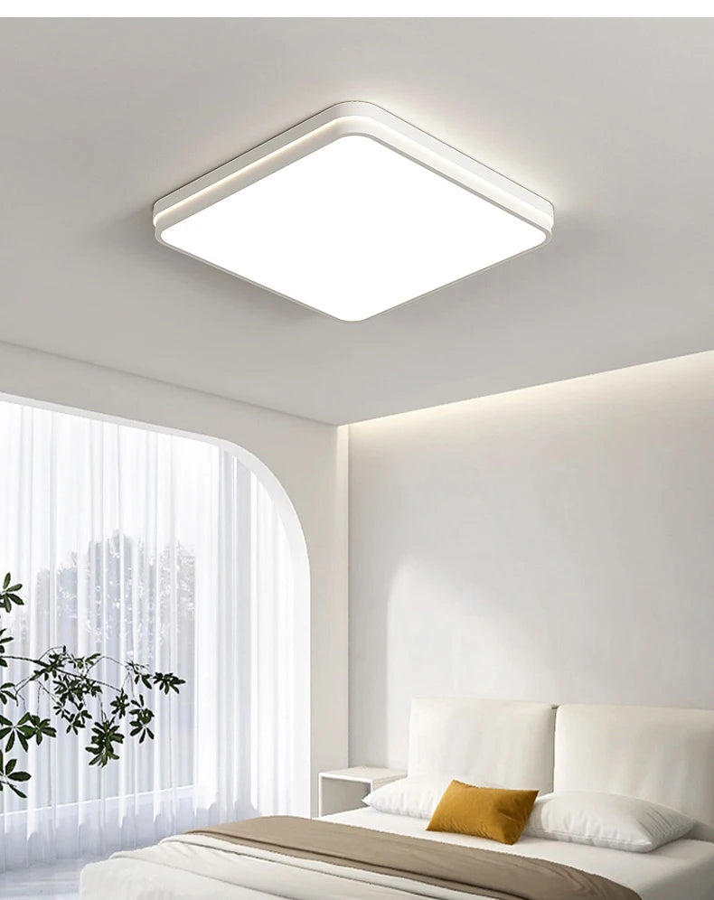 CHYMUIO LIGHT Ultra-thin LED Ceiling Light Living Room Decoration Large Bedroom Lamp Modern Home Kitchen Dining Room Chandelier