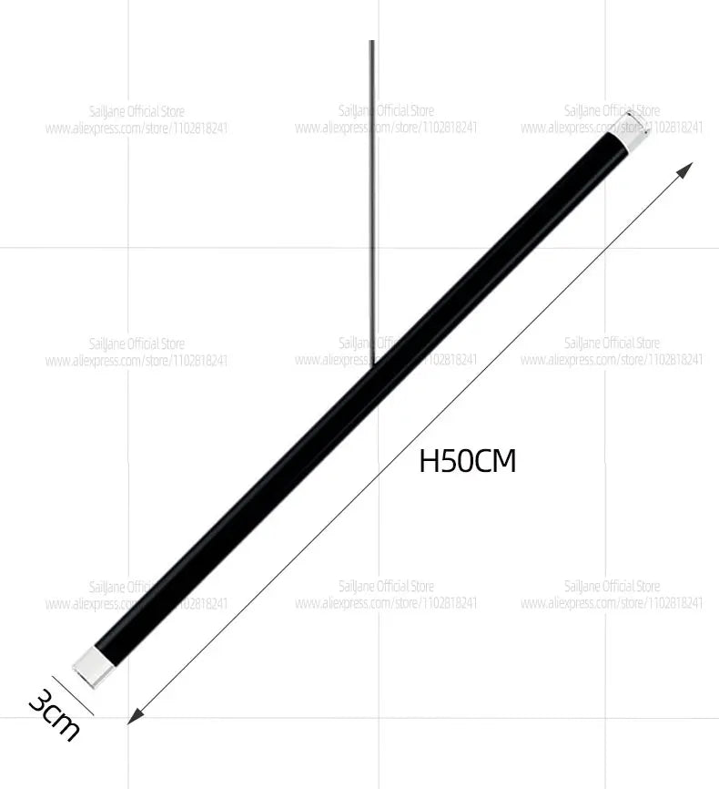 Modern LED Long Pendant Light Villa Living Room Ceiling Light Suspended Staircase Chandelier Dining Room Bedroom  Pendent Lamp