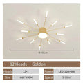 Creative Flower Shapes LED Ceiling Lamp Modern Living Room Decor Fixture Home Children's Light Bedroom Dining Room Chandelier