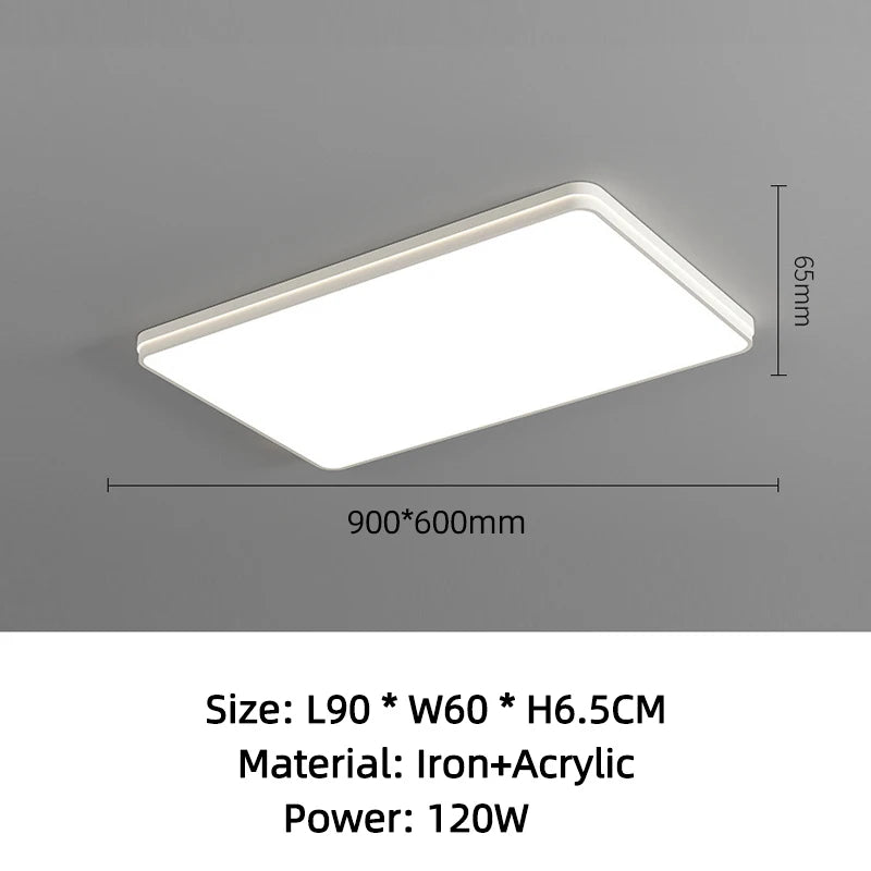 CHYMUIO LIGHT Ultra-thin LED Ceiling Light Living Room Decoration Large Bedroom Lamp Modern Home Kitchen Dining Room Chandelier