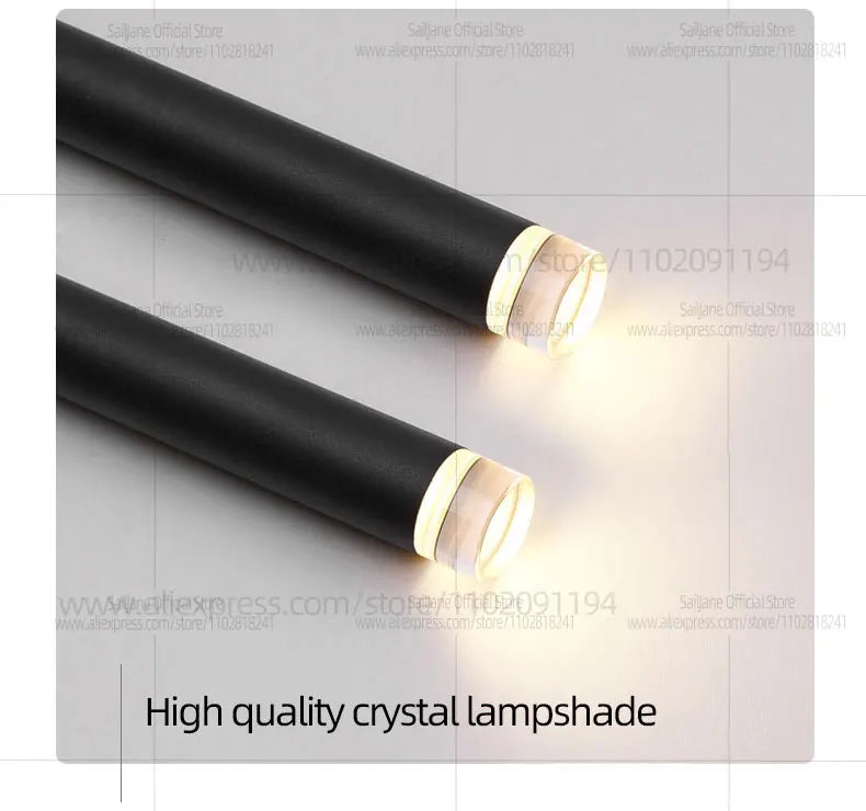 Modern LED Long Pendant Light Villa Living Room Ceiling Light Suspended Staircase Chandelier Dining Room Bedroom  Pendent Lamp